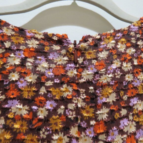 MADEWELL Long-Sleeve Crossover Midi Dress Clipdot Spring Prairie Floral Twee 6 - Picture 13 of 16